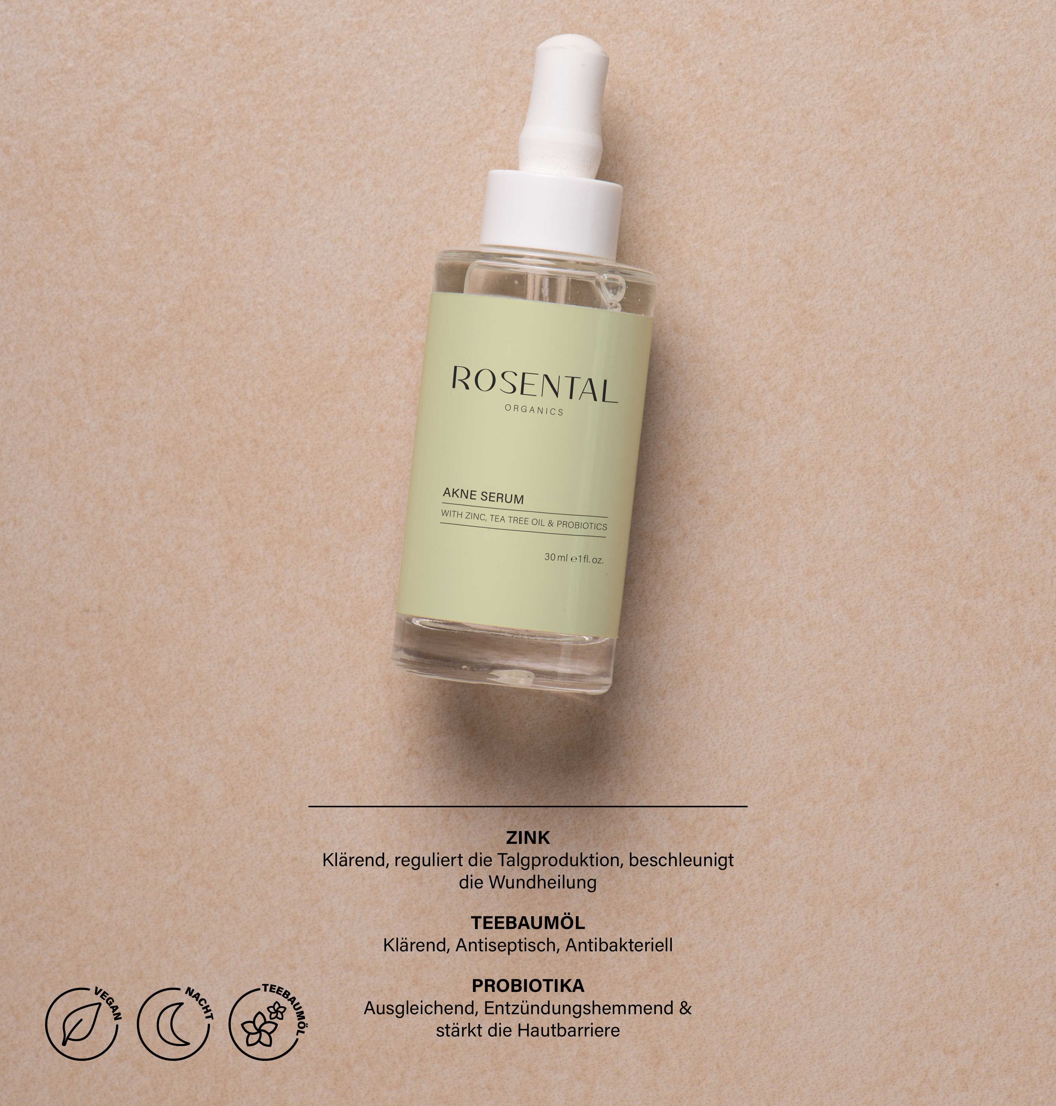 Anti Breakout Serum | with Zinc, Tea Tree Oil & Probiotics