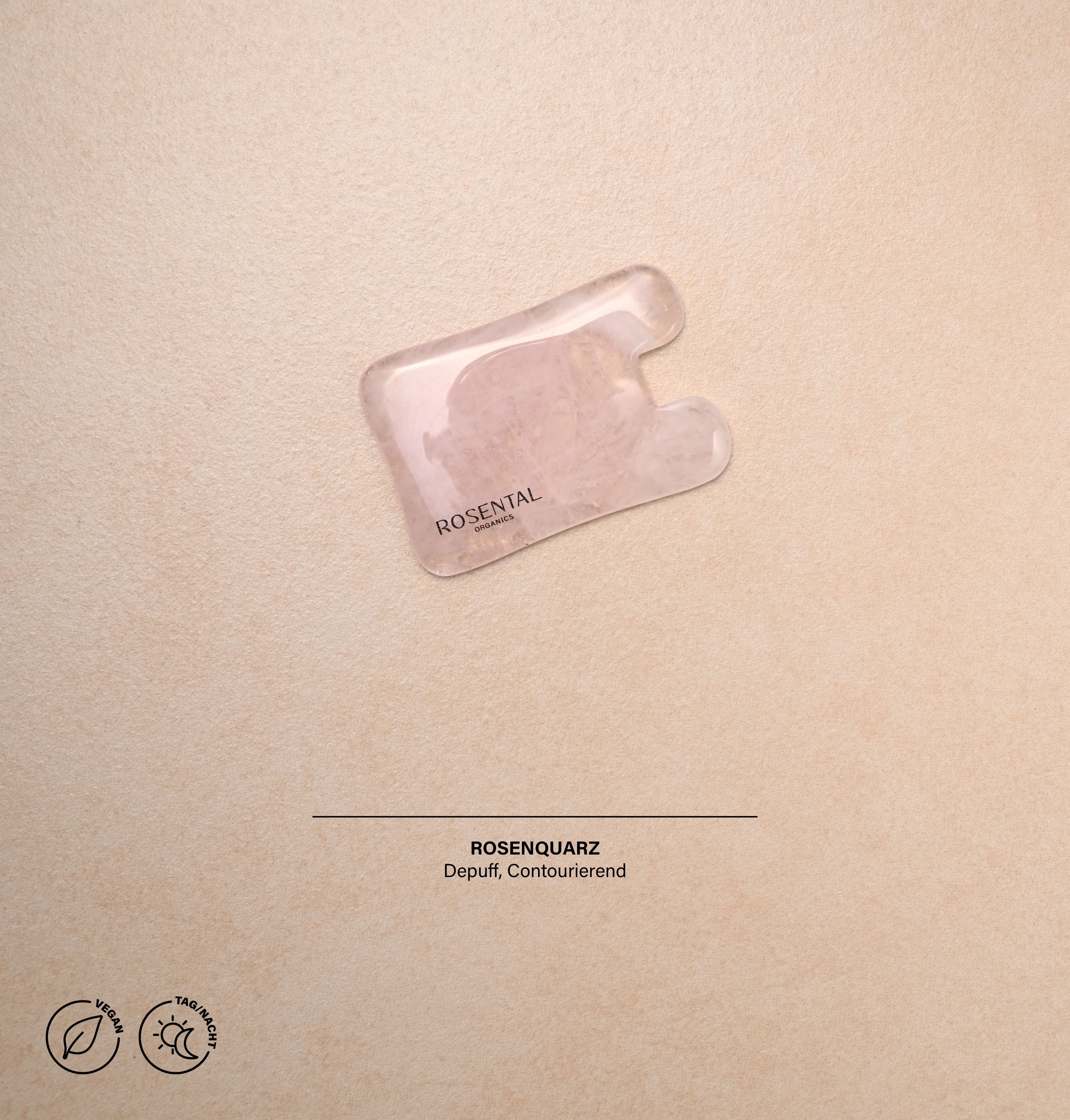 Rose Quartz Gua Sha | Natural beauty tools