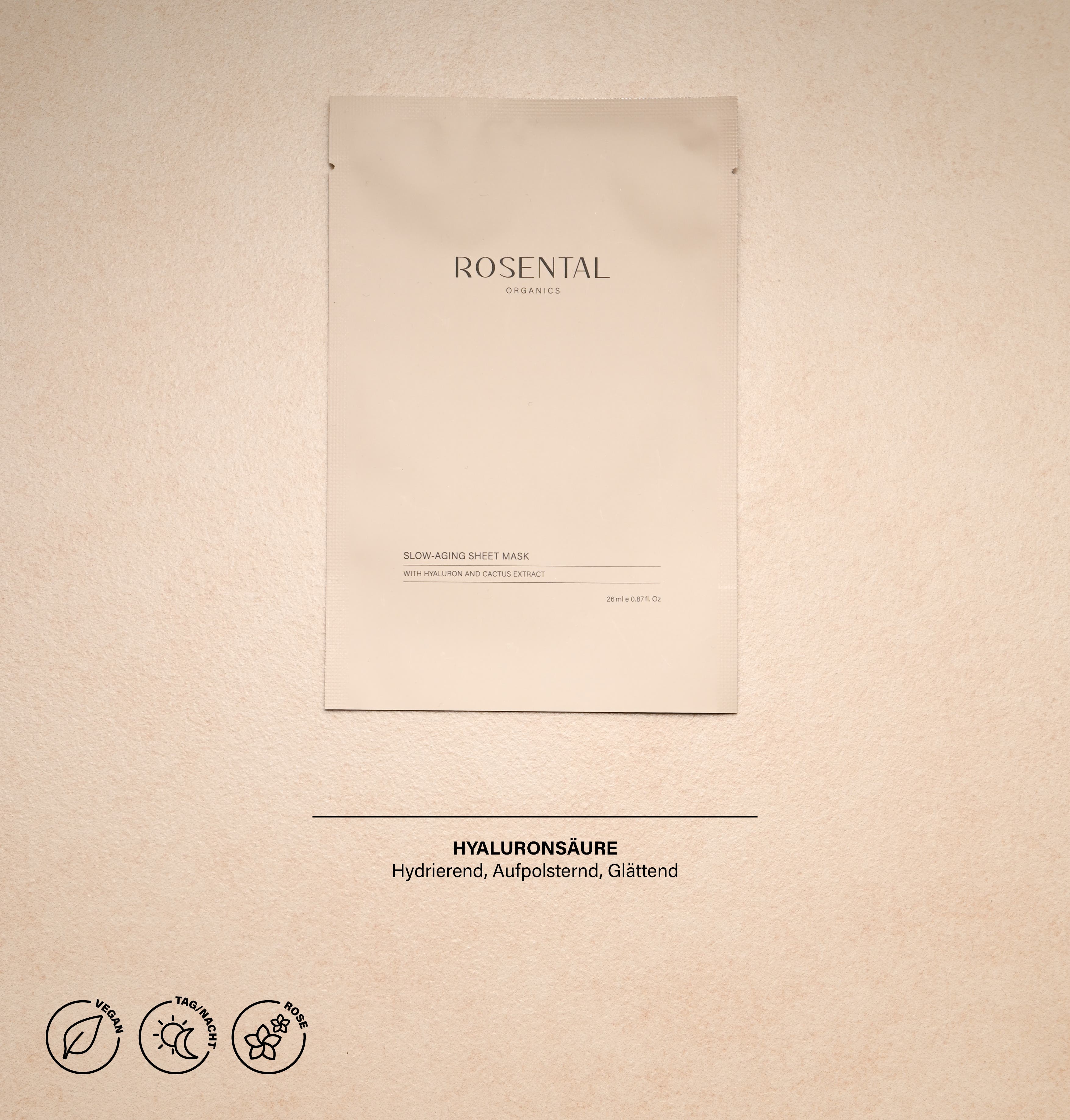 Slow Aging Sheet Mask | with hyaluronic acid