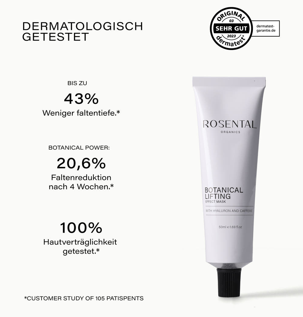 Botanical Lifting Effect Mask | with hyaluronic acid and caffeine