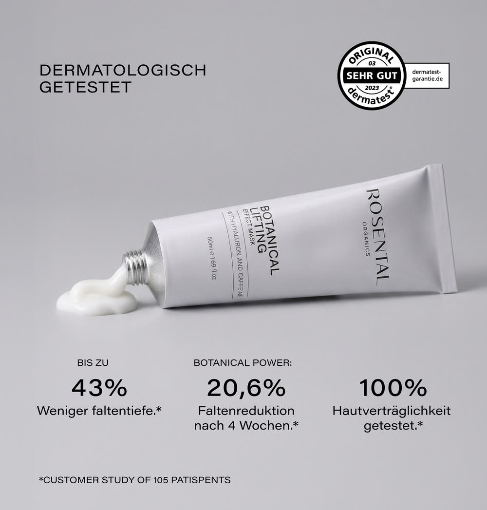 Botanical Lifting Effect Mask | with hyaluronic acid and caffeine
