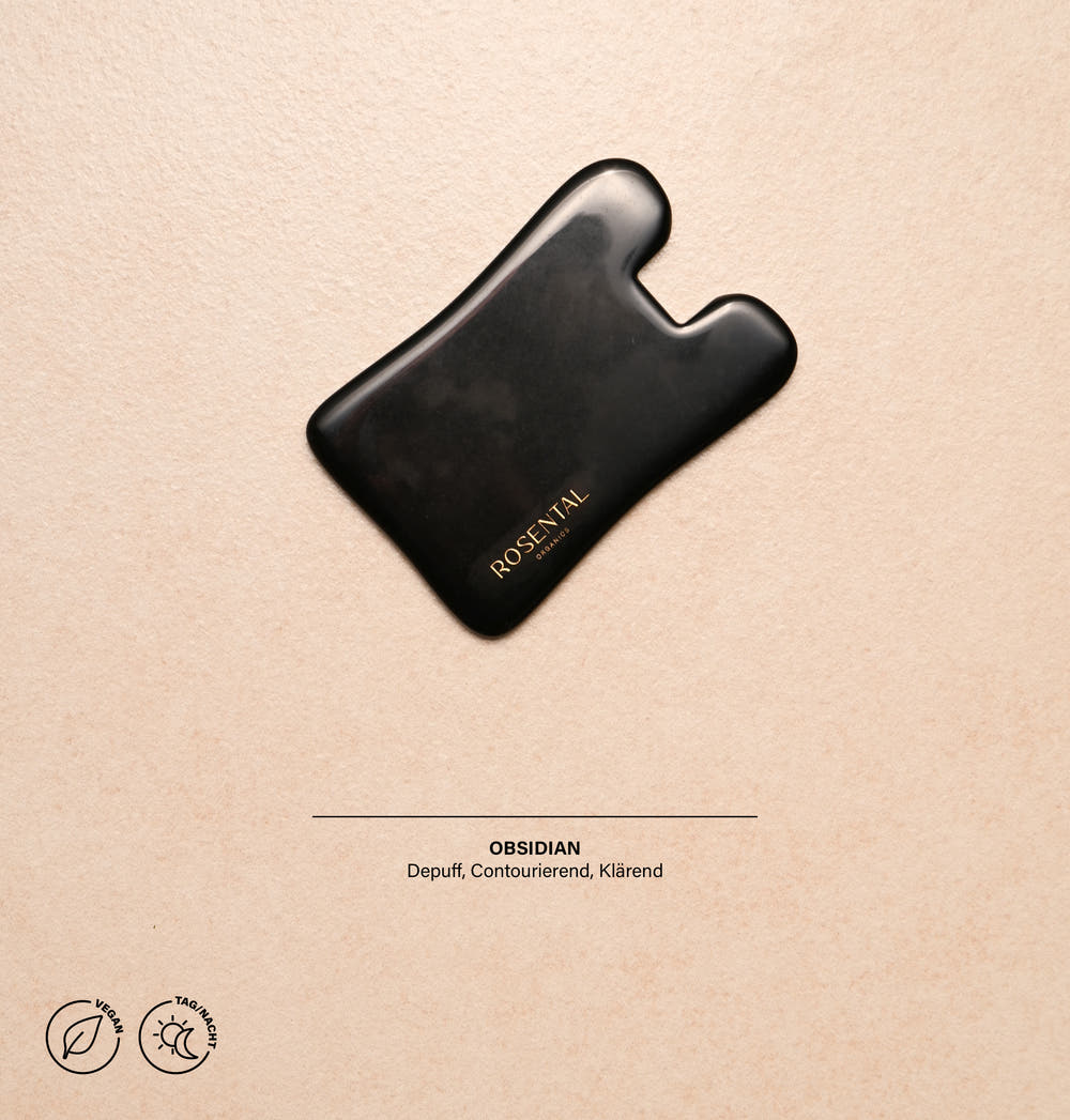 Obsidian Gua Sha | Natural Beauty Tool