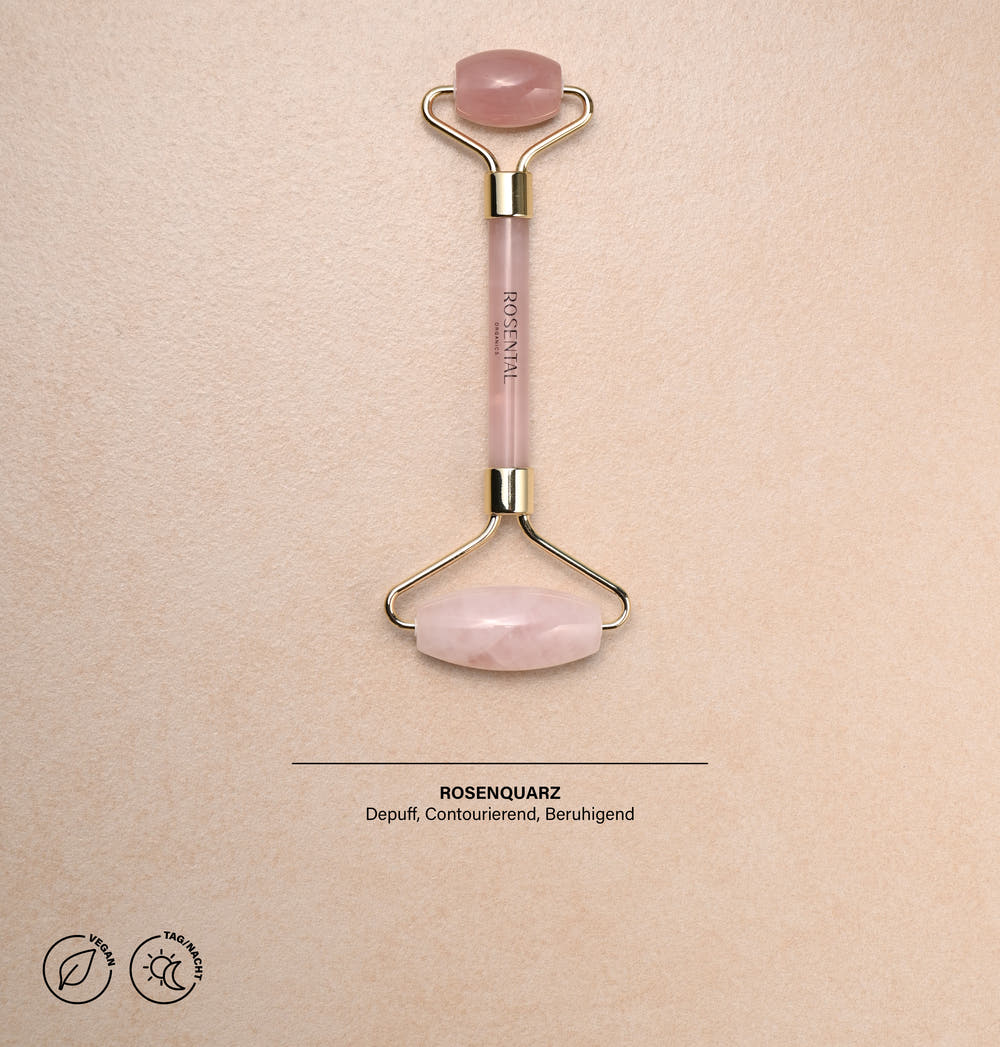 Rose Quartz Roller | Natural Beauty Tool